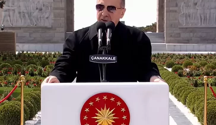 Cumhurbaşkanı Erdoğan: Depremin yaralarını ancak Çanakkale ruhu ile sarabiliriz