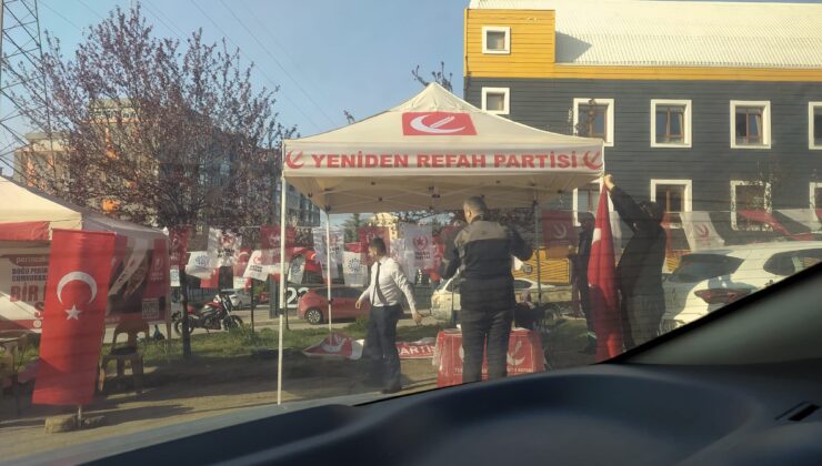 Bursa’da Erbakan çadırları toplatılıyor