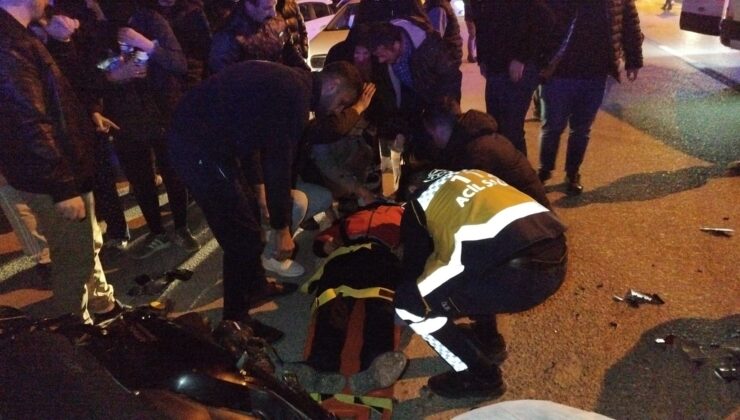 Bursa’da motor kazası: 2 yaralı
