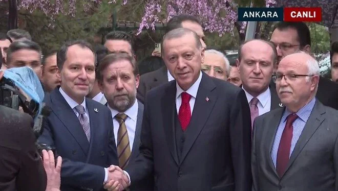 Cumhurbaşkanı Erdoğan’dan Fatih Erbakan’a ziyaret