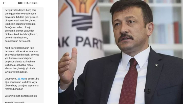 Kılıçdaroğlu’nun kredi kartı borcunu sileceği mesajına AK Parti’den ilk yorum: “Dolandırıcılık”