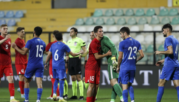 Ümit Milliler Azerbaycan’ı tek golle yendi