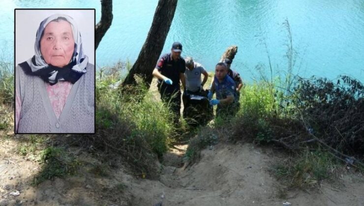 Kızının yanında kalan yaşlı kadının cansız bedeni nehirde bulundu
