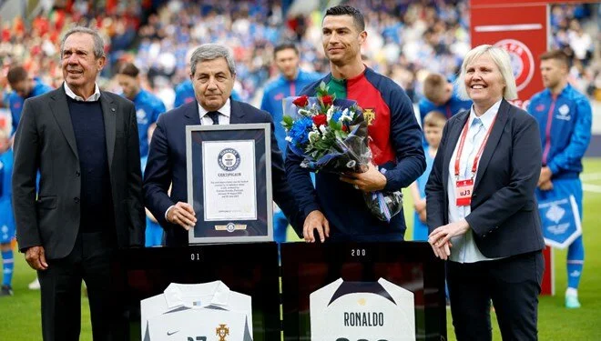 Cristiano Ronaldo’dan yeni rekor: Guinness Rekorlar Kitabı’na girdi