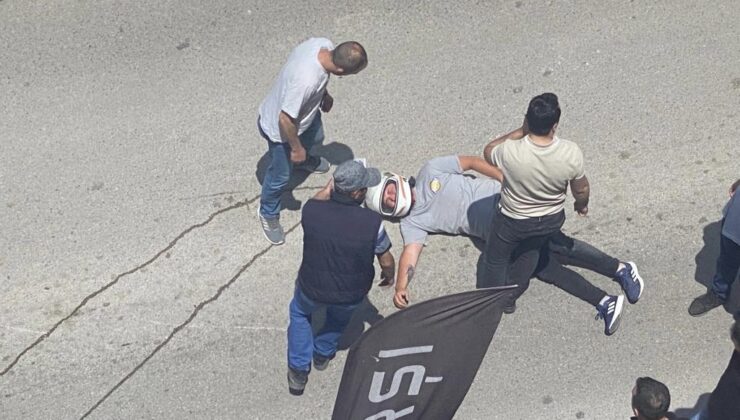 Bursa’da otomobil ile çarpışan motosiklet sürücüsü yaralandı