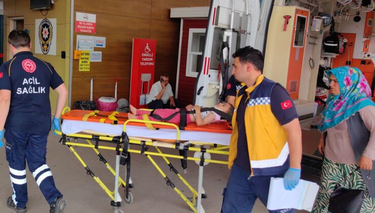 Bursa’da balkondan düşen bebek yaralandı