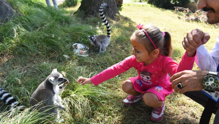 Çocukların bayramı Hayvanat Bahçesi’nde