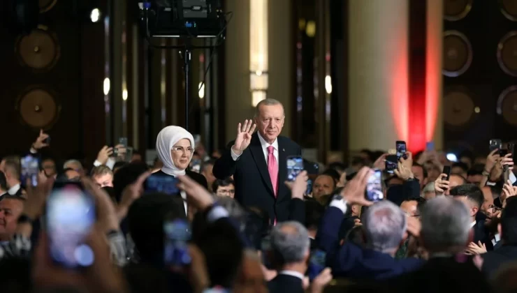 Cumhurbaşkanlığı Külliyesi’nde Erdoğan için Göreve Başlama Töreni düzenlendi