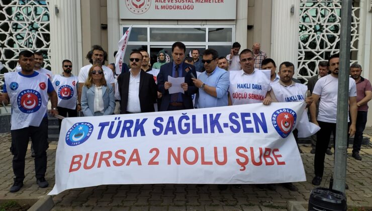 Bursa’da Türk Sağlık-Sen’den rakip sendikaya gözdağı! “Hesap verecekler”