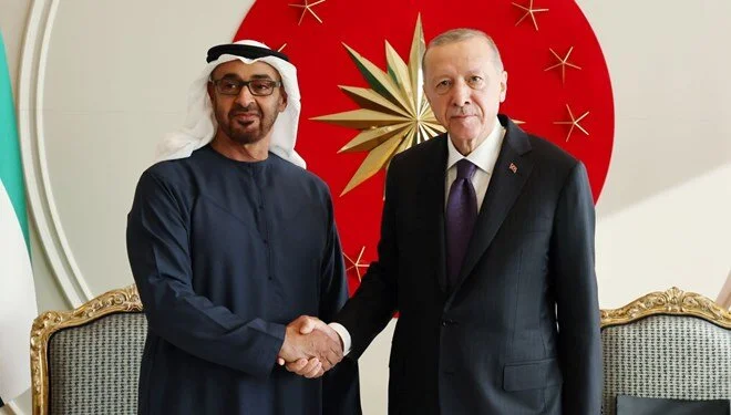 BAE Devlet Başkanı Al Nahyan Türkiye’de! İki lider Togg’u inceledi