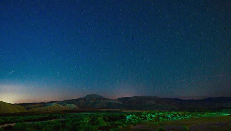 Perseid meteor yağmuru orada görüntülendi