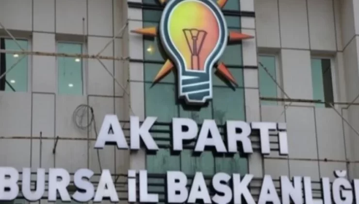 AK Parti Bursa’da şok! 5 ilçe başkanı istifa etti