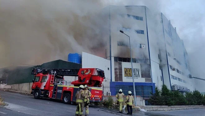 Sanayi Bölgesi’nde korkutan yangın!