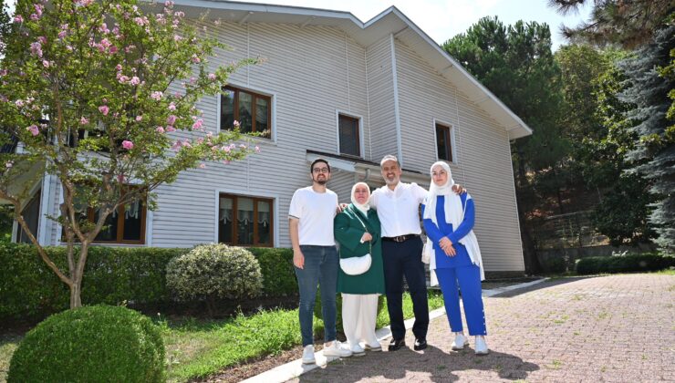 Başkan konutuna veda etti, Süleyman Çelebi külliyesi için ilk kazma vuruldu