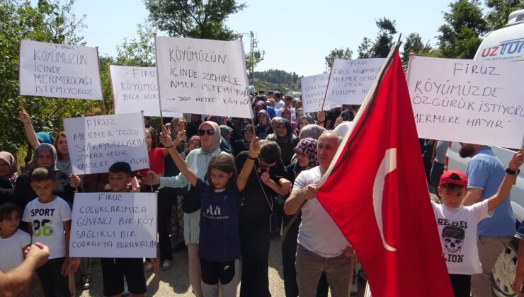 Bursa’da köyün tamamı ayağa kalktı! Katliam istemiyorlar…