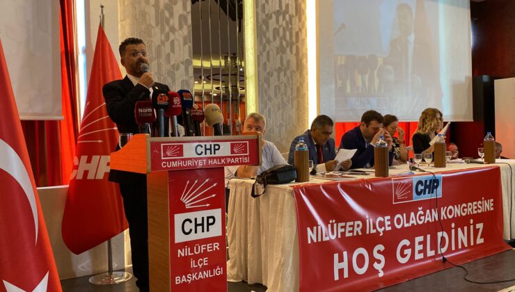 CHP Nilüfer İlçe Başkan Adayı Özgür Şahin delegelere seslendi!