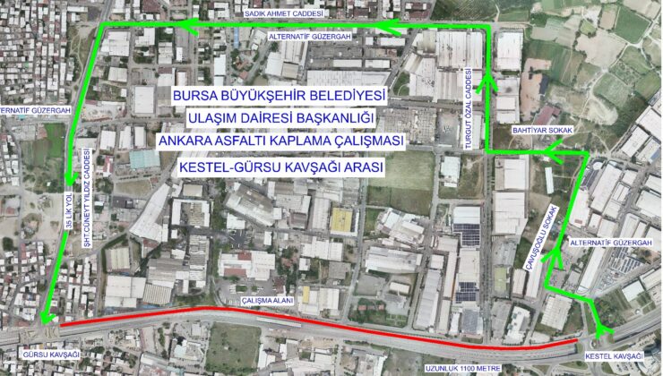 Sürücüler dikkat! Bursa’da o yol trafiğe kapanacak…