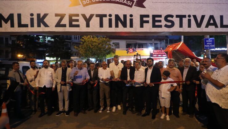 30. Uluslararası Gemlik Zeytini Festivali renkli görüntülerle başladı