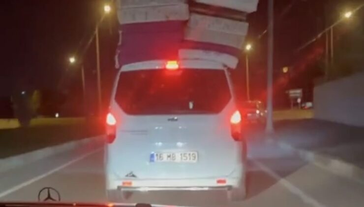 Bursa’da trafikte korku dolu anlar!