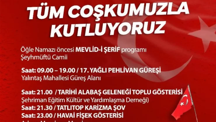 Bursa Mustafakemalpaşa’da kurtuluş coşkusu