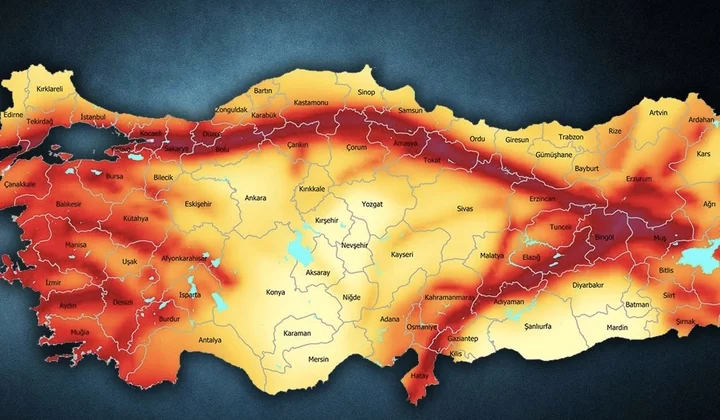 İşte Türkiye’de 7’nin üzerinde deprem beklenen en riskli iller! 