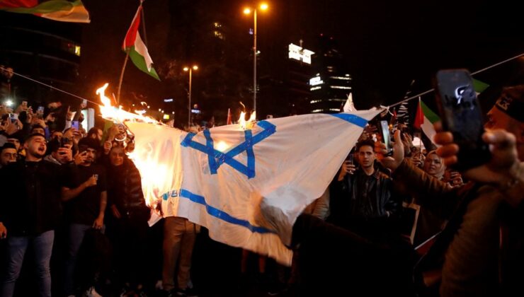 Yurt genelinde İsrail protestoları! Binlerce kişi sokaklara çıktı