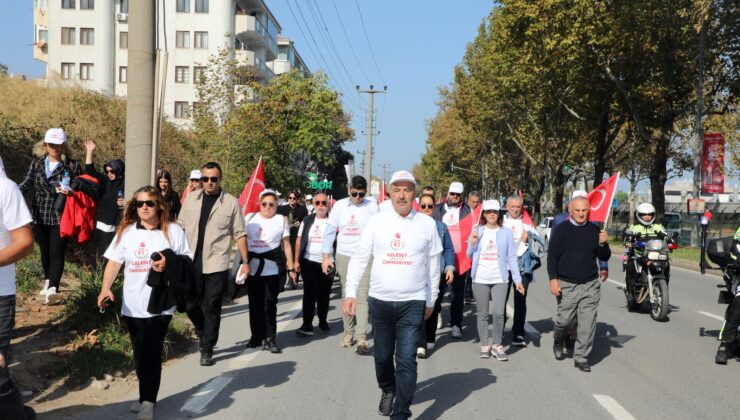 Başkan Türkyılmaz’ın Ankara yürüyüşü başladı