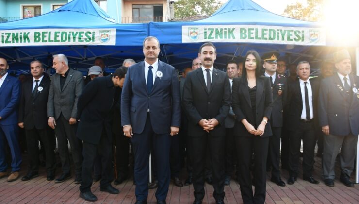 Atatürk, İznik’te törenle anıldı