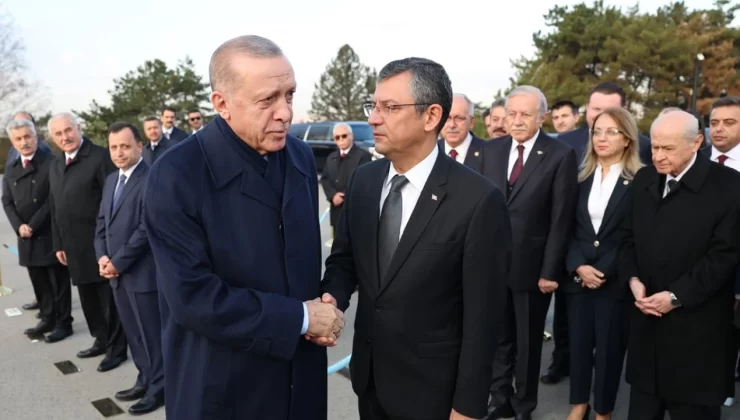 Erdoğan ve Özel ilk kez yan yana!