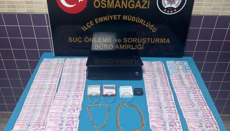 Bursa’da milyoner hırsızlar yakalandı!