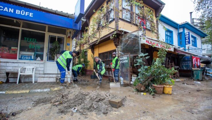 Mudanya’da selin yaraları sarılıyor