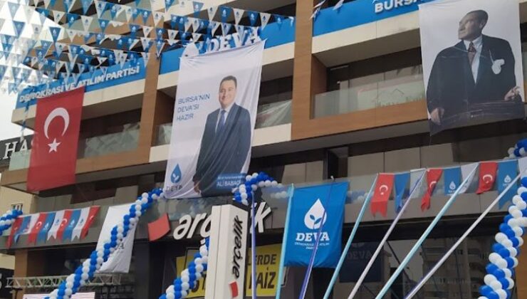 DEVA Partisi Bursa’da şok istifa!