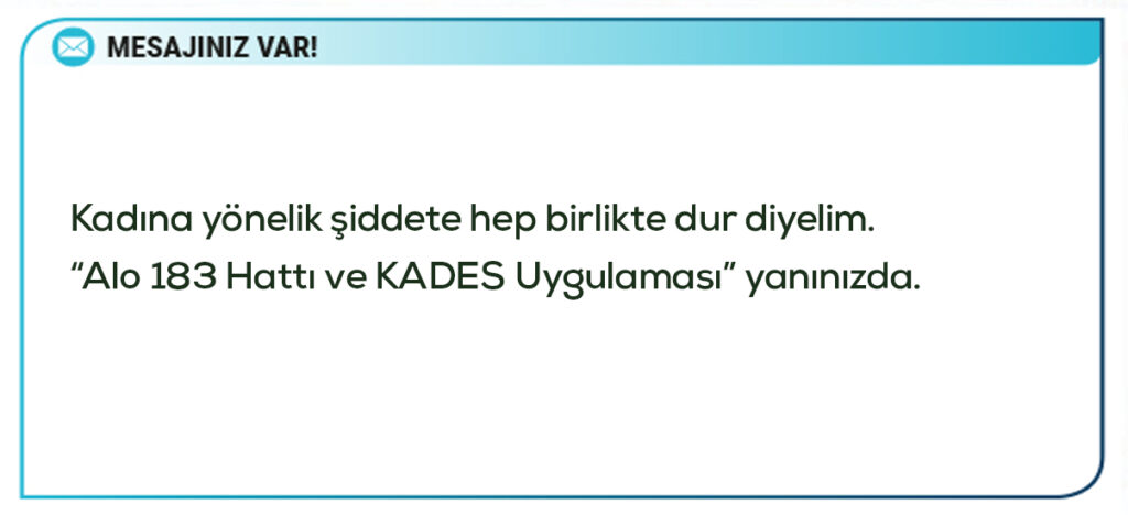 kades faturaalti mesaj