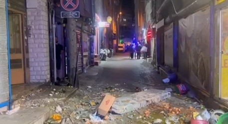 Bursa’da balkon çöktü!