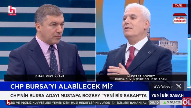 Mustafa Bozbey Halk TV’de: Bursalılar hak yerini bulacak diyor