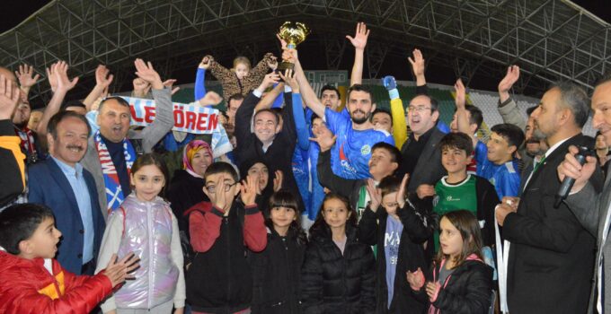DAĞDER Futbol turnuvasında coşkulu final!