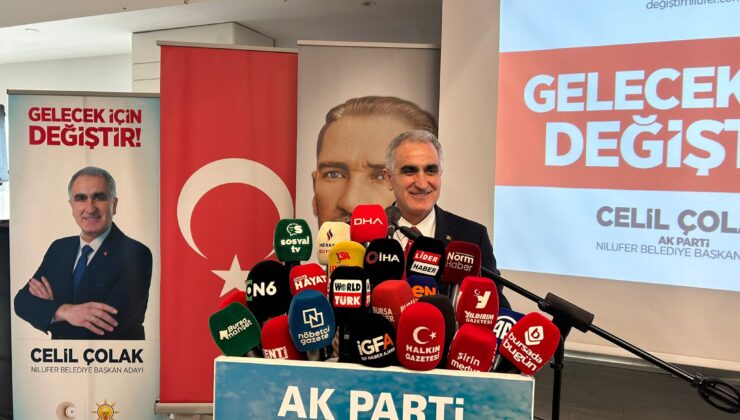 ‘Gelecek için değiştir’ diyen AK Parti Nilüfer Adayı Çolak basınla buluştu!