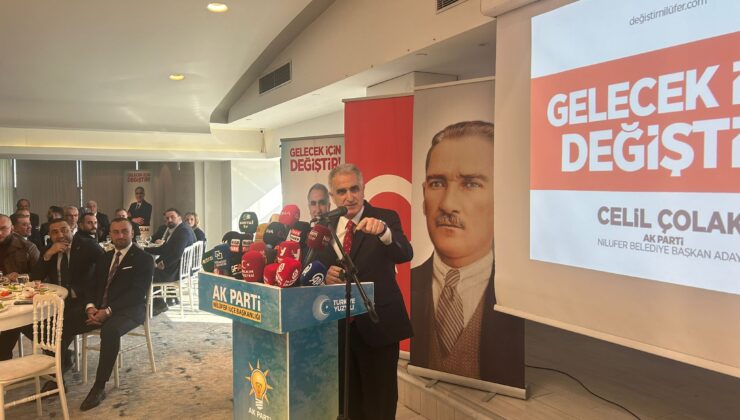 AK Parti Nilüfer Adayı Celil Çolak: Yüzde 62 oy alacağım!