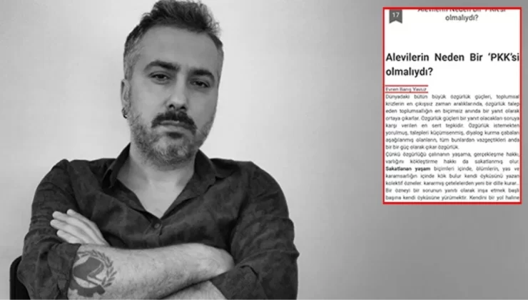 “Alevilerin neden bir PKK’sı olmalıydı” yazdı! Tutuklandı