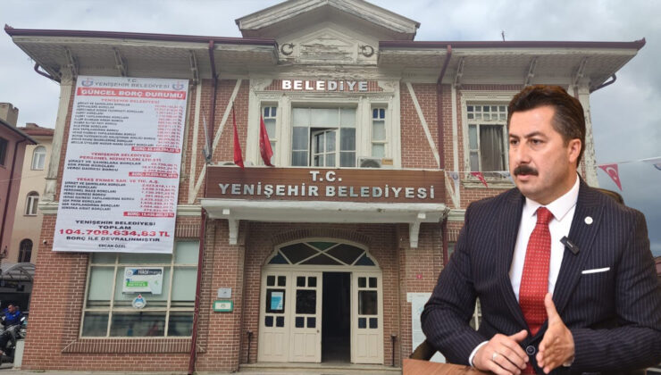 Ercan Özel, Yenişehir Belediyesi’nin borcunu açıkladı!
