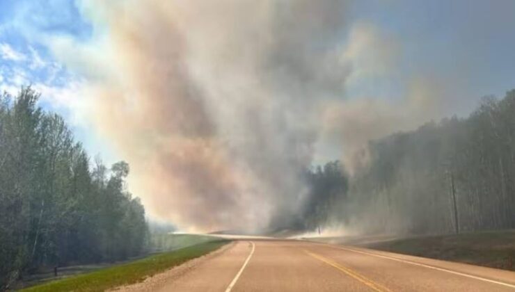 Kanada’da orman yangını: Binlerce kişi tahliye edildi