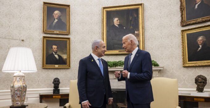 Biden, Netanyahu ile görüştü!