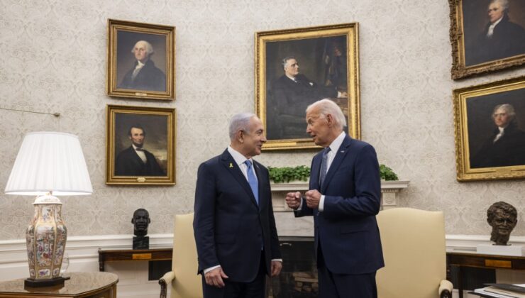 Biden, Netanyahu ile görüştü!
