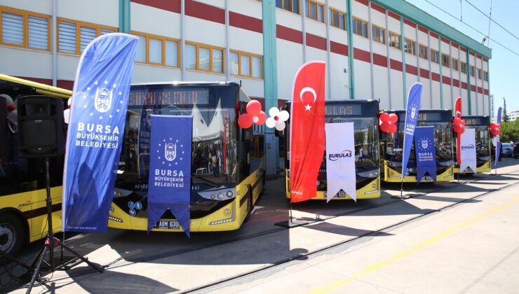 Bursa Büyükşehir’in ulaşım filosu büyüyor!