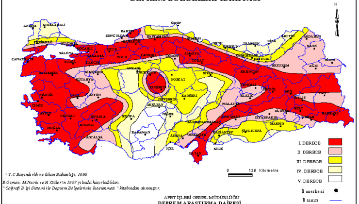 Türkiye’nin diri fay haritası güncellendi!