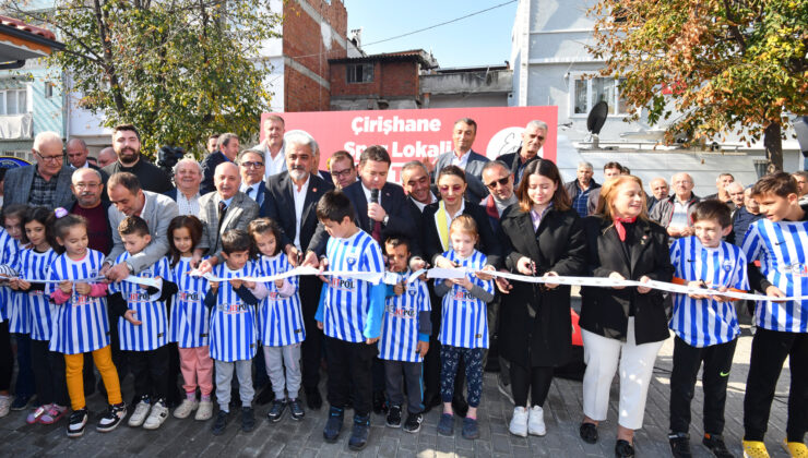 Çirişhane Spor Kulübü Lokali hizmete açıldı