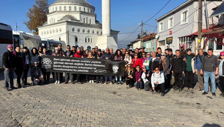 Mysia Yolları’nda Atatürk’ü anma yürüyüşü